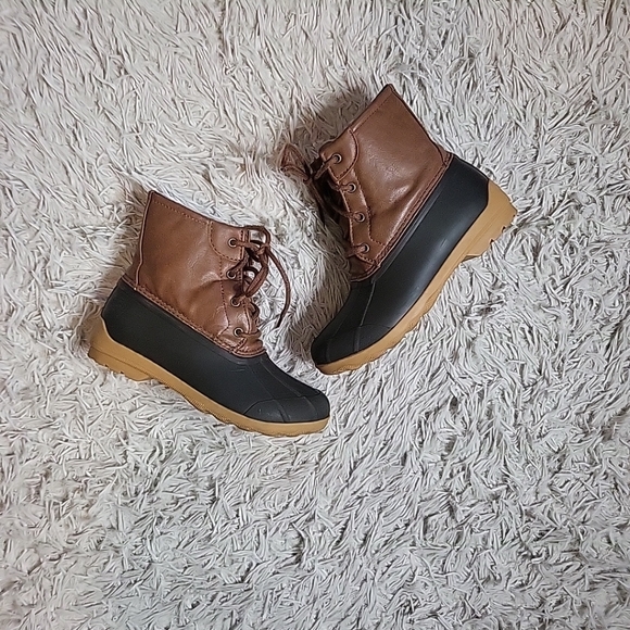 Boys Sperry Port Boot Size 3M 3 M Duck Boots Outdoor Preppy Classic Quiet Luxury - Picture 1 of 8